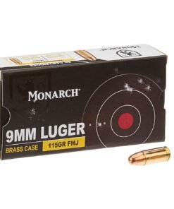 Monarch FMJ 9mm Luger 115 Grain Pistol Ammunition