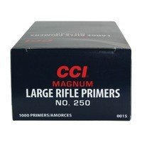 CCI 250 Large Rifle Magnum Primers (Box of 1,000) Available