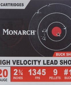 Monarch High Velocity 20 Gauge Shotshell (Buck Shotshells)